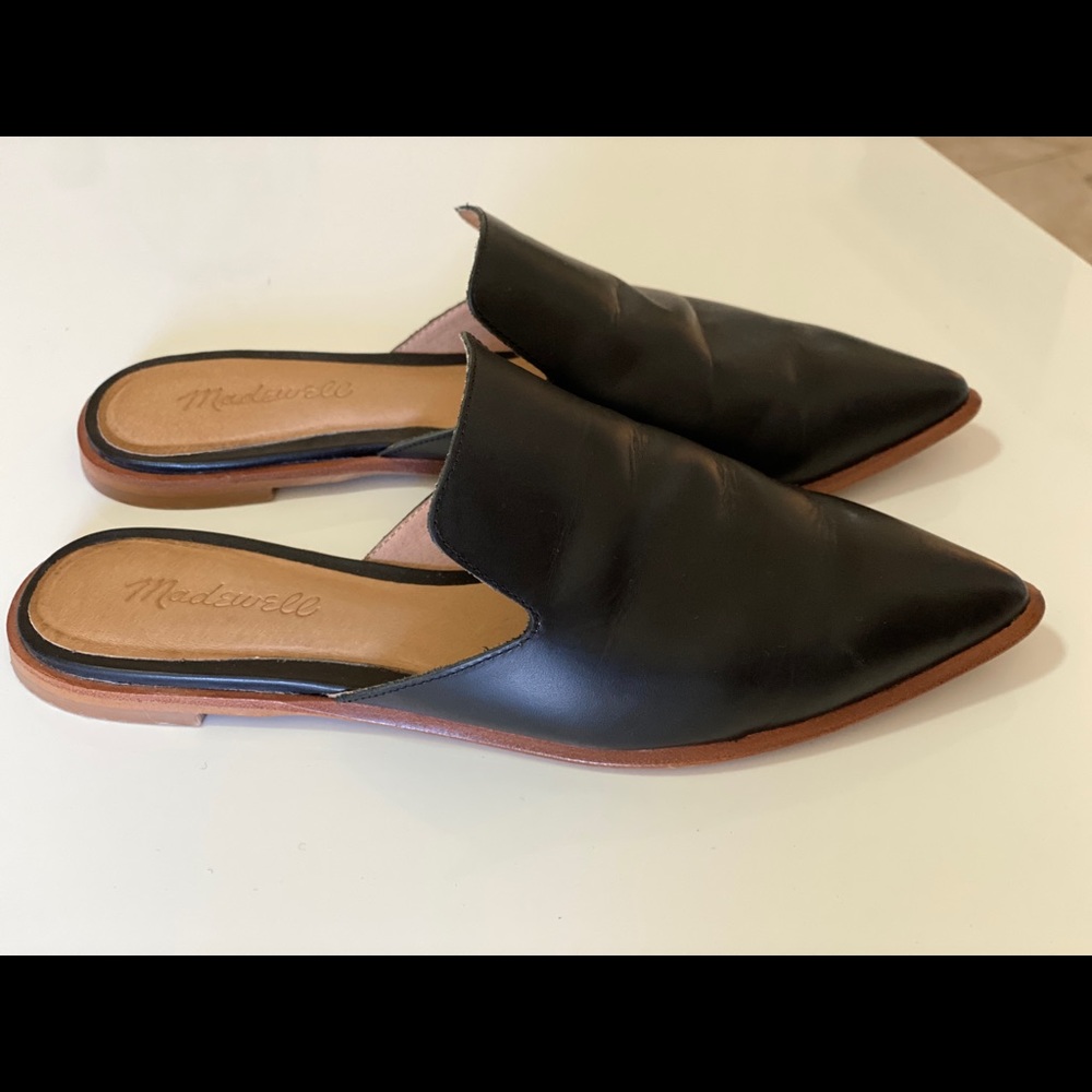 Madewell Gemma Mule Black Leather